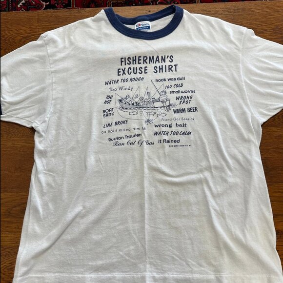 Vintage Fisherman’s Excuse Shirt Size Extra Large XL - Picture 2 of 6